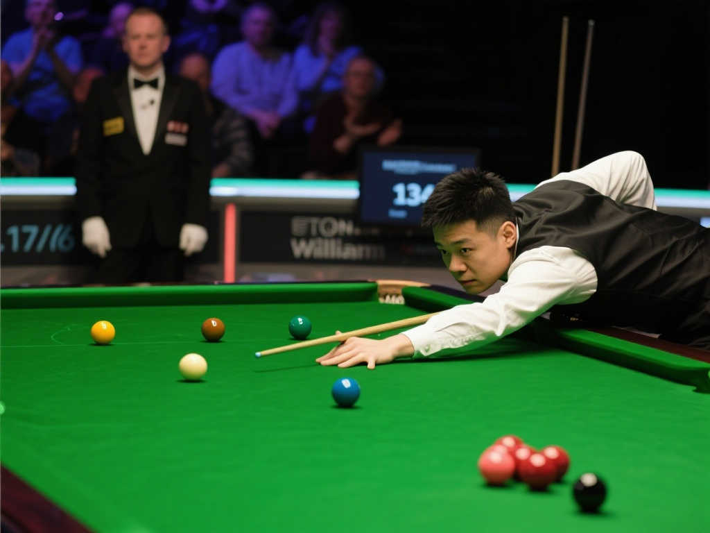 稳扎稳打！斯诺克世锦赛决赛：赵心童第二阶段以11-6领先马克-威廉姆斯